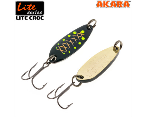 Блесна колебалка Akara Lite Series Lite Croc 6,5 гр. AB45