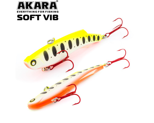 Воблер Akara раттлин Soft Vib 105 мм 38 гр. A142