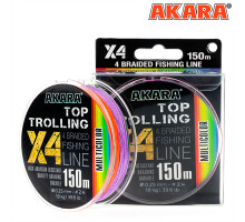 Шнур Akara Top Trolling Multicolor 150 м 0,14