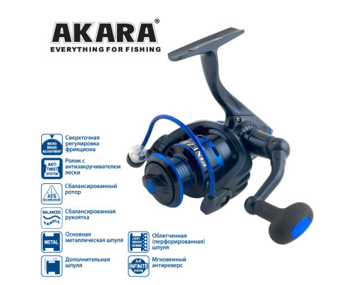 Катушка безынерционная Akara Finezza FF1000 5+1bb з/ш Al match