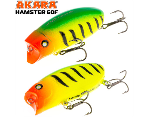 Воблер Akara Hamster 60F 60 мм 10 гр. A4