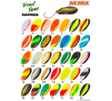 Блесна колеблющаяся Akara Trout Time Namida 5 гр. 51P фосфорная