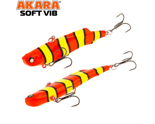 Воблер Akara раттлин Soft Vib 105 мм 38 гр. A 70