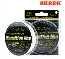 Шнур Akara Sensitive Line White 135 м 0,10