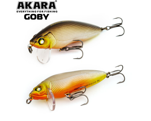 Воблер Akara Goby 65F 8 гр. (2/7 oz 2,6 in) A76