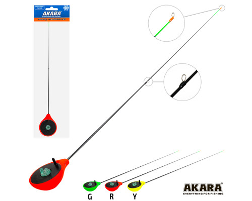 Удочка зимняя Akara Finezza L (1,0-3,6г) Red (1,0-3,6 гр.) Red