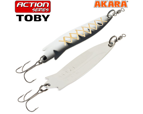 Блесна колебалка Akara Action Series Toby 12гр. 3/7oz. AK5/Sil