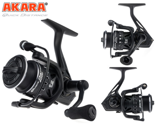 Катушка безынерционная Akara Quick Distance 2000 6+1 bb
