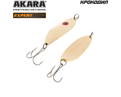Блесна колеблющаяся Akara Expert Крокодил 25 гр. SIL с глазом