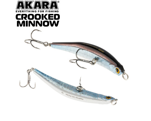 Воблер Akara Crooked Minnow 90F 7 гр. A158