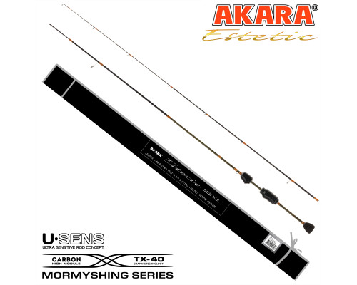Спиннинг штекерный угольный 2 колена Akara Estetic XUL E602XUL-180