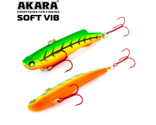 Воблер Akara раттлин Soft Vib 85 мм 39 гр.A145