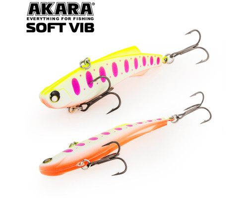 Воблер Akara раттлин Soft Vib 85 мм 39 гр.A193
