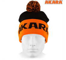 Шапка Akara Sport Winter Pompon Black/Orange 5 CA5BLORP