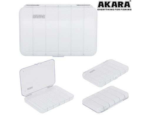 Коробка Akara NS-005 18,5х12,0х2,5 см для крючков