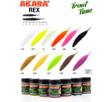 Силиконовая приманка Akara Trout Time REX 1,5 Cheese 100 (10 шт.)