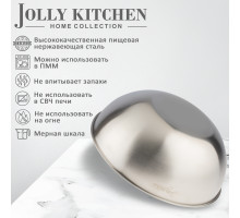 Миска-салатник Jolly Kitchen с мерной шкалой нержавеющая сталь 25 см
