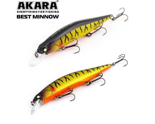 Воблер Akara Best Minnow 110SP 17 гр. (3/5 oz 4,3 in) A108