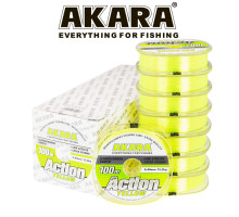 Леска Akara Action Yellow 100 м 0,14 желтая