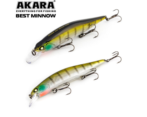 Воблер Akara Best Minnow 110SP 17 гр. (3/5 oz 4,3 in) A133