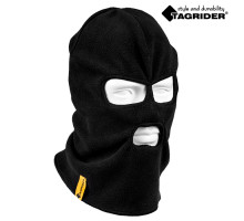 Шапка-маска Tagrider Expedition 3014 3 отверстия флис черная MASK-3014-BL