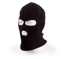 Шапка-маска Tagrider Expedition 3012 трансформер 3 отверстия вязанная черная MASK-3012