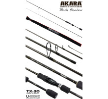 Спиннинг штекерный угольный 2 колена Akara SL1001 Black Shadow TX-30 SL1001-244