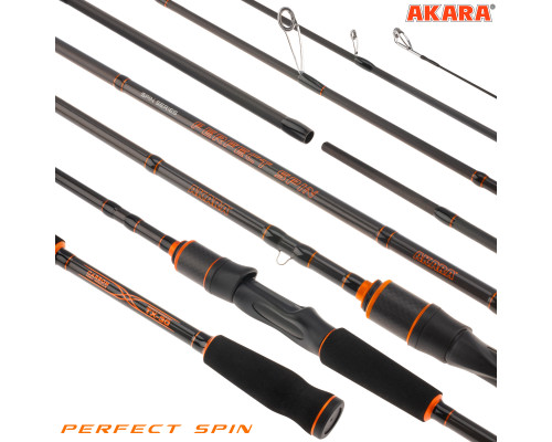 Спиннинг штекерный угольный 2 колена Akara Perfect Spin TX-30 P802MH-240