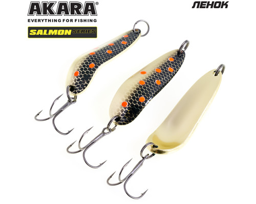 Блесна колебалка Akara Salmon Ленок мм 15 гр. 11-GO