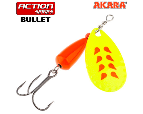 Блесна вертушка Akara Action Series Bullet 8-A35