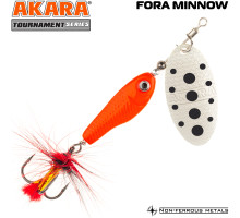 Блесна вертушка Akara Tournament Series Fora Minnow 1 6,5 гр. RED-1