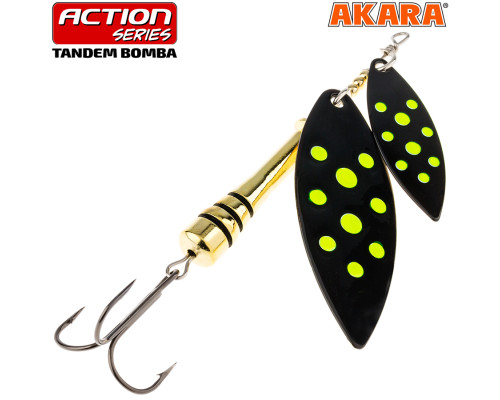 Блесна вертушка Akara Action Series Tandem Bomba 2/4-21-A7