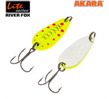 Блесна колебалка Akara Lite Series River Fox 2,5 гр. AB48