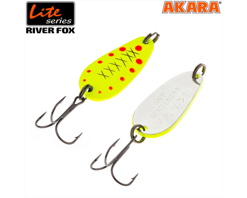 Блесна колебалка Akara Lite Series River Fox 2,5 гр. AB48