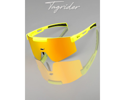 Очки поляризационные Tagrider IMN-019-45 Gold Red Mirror