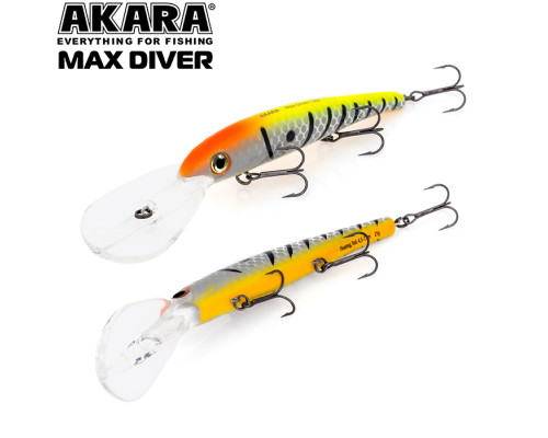 Воблер Akara Max Diver 120 F (3/4 oz 4,7 in) A6