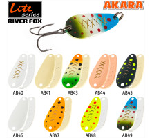 Блесна колебалка Akara Lite Series River Fox 2,5 гр. AB42