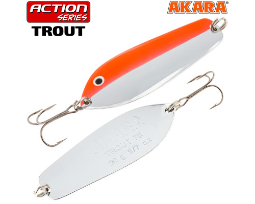 Блесна колебалка Akara Action Series Trout 11,5 гр. 15-Sil