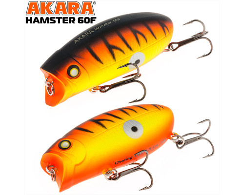 Воблер Akara Hamster 60F 60 мм 10 гр. A3