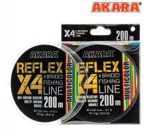 Шнур Akara Reflex Multicolor 200 м 0,10