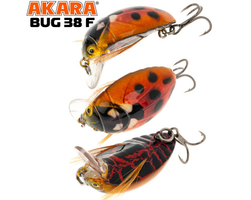 Воблер Akara Bug 38F 4 гр. 12