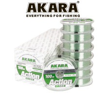 Леска Akara Action Mossgreen 100 м 0,18 серо-зеленая