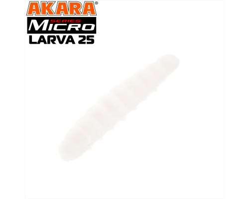Силикон Akara MICRO Larva 25 mm (20 шт.)