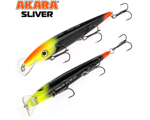 Воблер Akara Sliver 120F 12 гр. (3/7 oz 4,7 in) A183