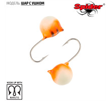 Мормышка W Spider Шар с ушком (модель 28) м 0,29 гр. 77P фосфорн.