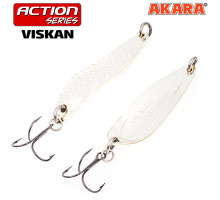Блесна колебалка Akara Action Series Viskan 12 гр. 3/7 oz. Sil