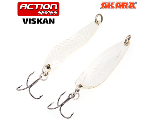 Блесна колебалка Akara Action Series Viskan 12 гр. 3/7 oz. Sil