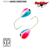 Мормышка W Spider Капля с отверстием (модель 12) 0,37 гр. 29