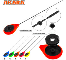 Удочка зимняя Akara Prima GL обновленная Red STFZN-R