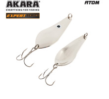 Блесна колеблющаяся Akara Expert Атом 10 гр. 1/SIL